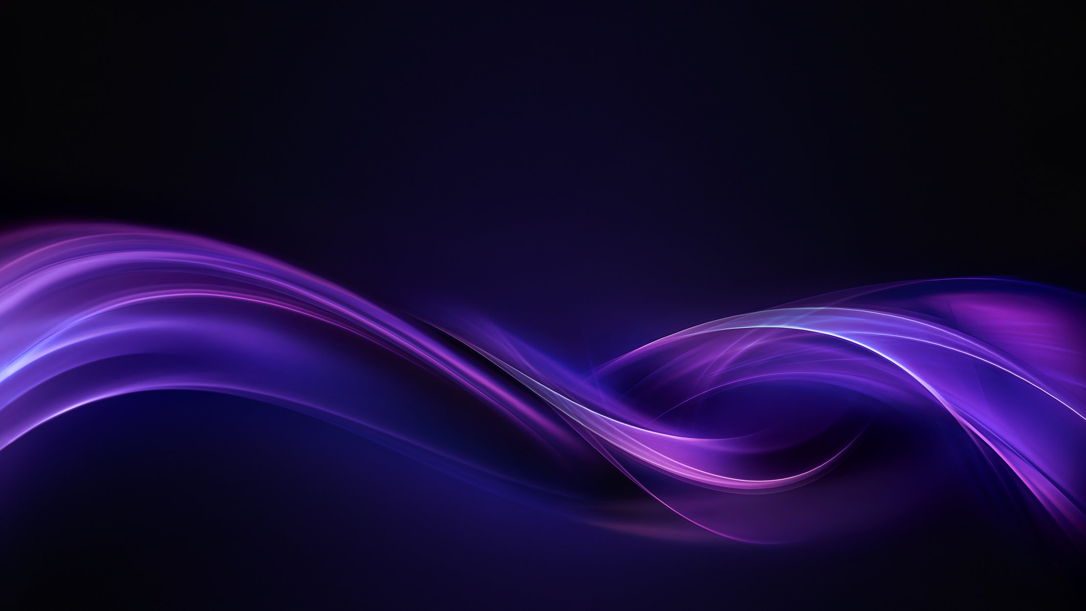 Purple Waves on Dark